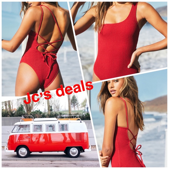 La Hearts Other - 🔥 la hearts the Hampton one piece shoulder swim🔥